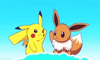 Pikachu and Eevee