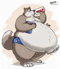 Crisp the fat Wolf