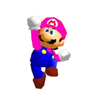Pink mario