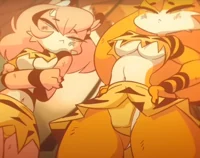 2 Female Wild Tigers