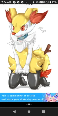 Rubber braixen