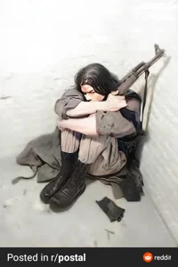 Innocent postal dude