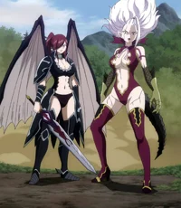 Erza And Mirajane