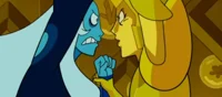 Blue-yellow diamond 