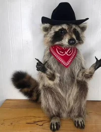 Coyboy racoon 