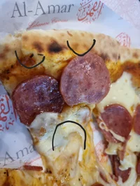 Sad pizza friend