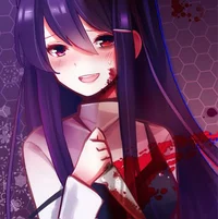 Yuri with a knife