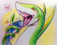 Green-Serperior vore