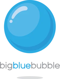 big blue bubble