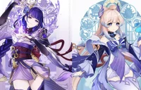 Kokomi and Raiden Ei