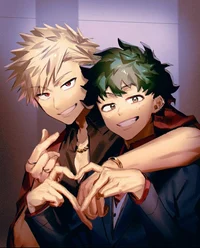 Bakugo y izuku