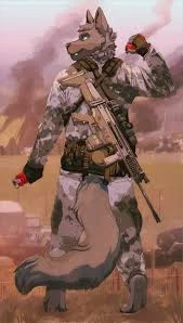 Furry soldier antoni