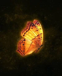 Orange glowing butte