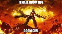 Female doom guy