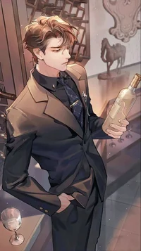 Handsome mafia boss