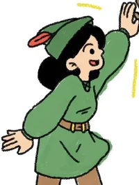 Middle of book Robin