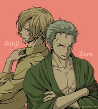 Sanji e Zoro pais
