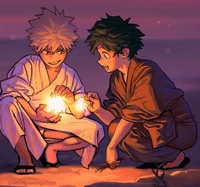Bakugo and Midoriya 