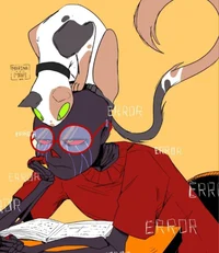 Error and his cat