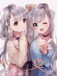 yandere girl twins