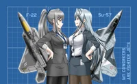 F22 and Su57
