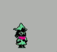 Ralsei with a gun