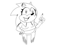 Sonie the hedgehog 
