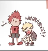 Kirishima and Bakugo