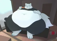 Maxie the fat wolf