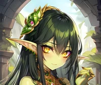 Cautious goblin girl