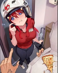 pizza delivery Girl