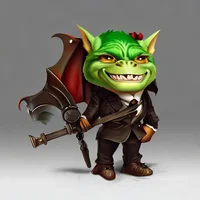 A lil funny goblin