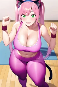 Bimbo cat girl 