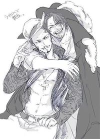 shanks and mihawk