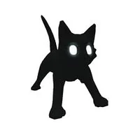 glowing cat friend
