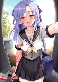 Yandere schoolgirl