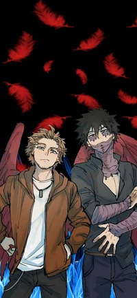 Dabi and Hawks 