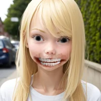 A normal human girl