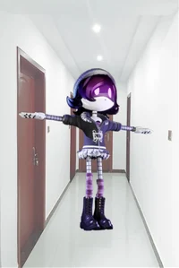 T-posing uzi