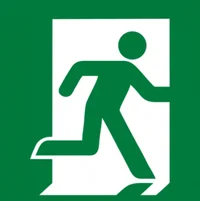 exit logo guy