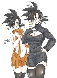 Fem goku B and Goku