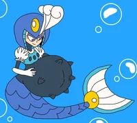 Pregnant splashwoman
