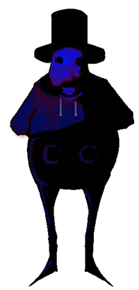 The Starved Blue Man