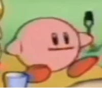 Kirby but sleeping