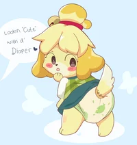 Diapered Isabelle