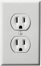 A wall outlet