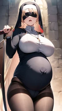 Pregnant Nun