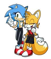 female sonic and tai