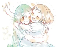 Gf Uraraka and Tsuyu