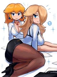 Peach and Rosalina